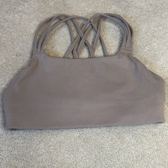 Athleta Train Free Sports Bra Grey/Taupe Size XS - Picture 2 of 6